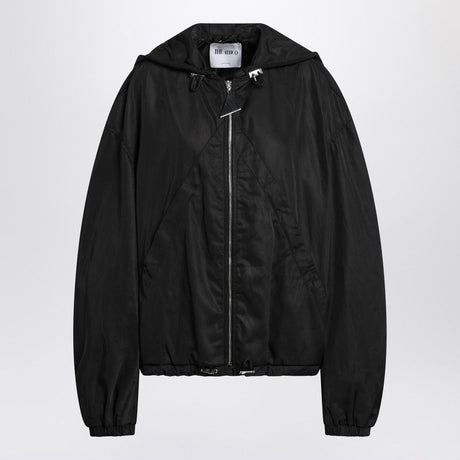 THE ATTICO Hooded Bomber Jacket in Nylon