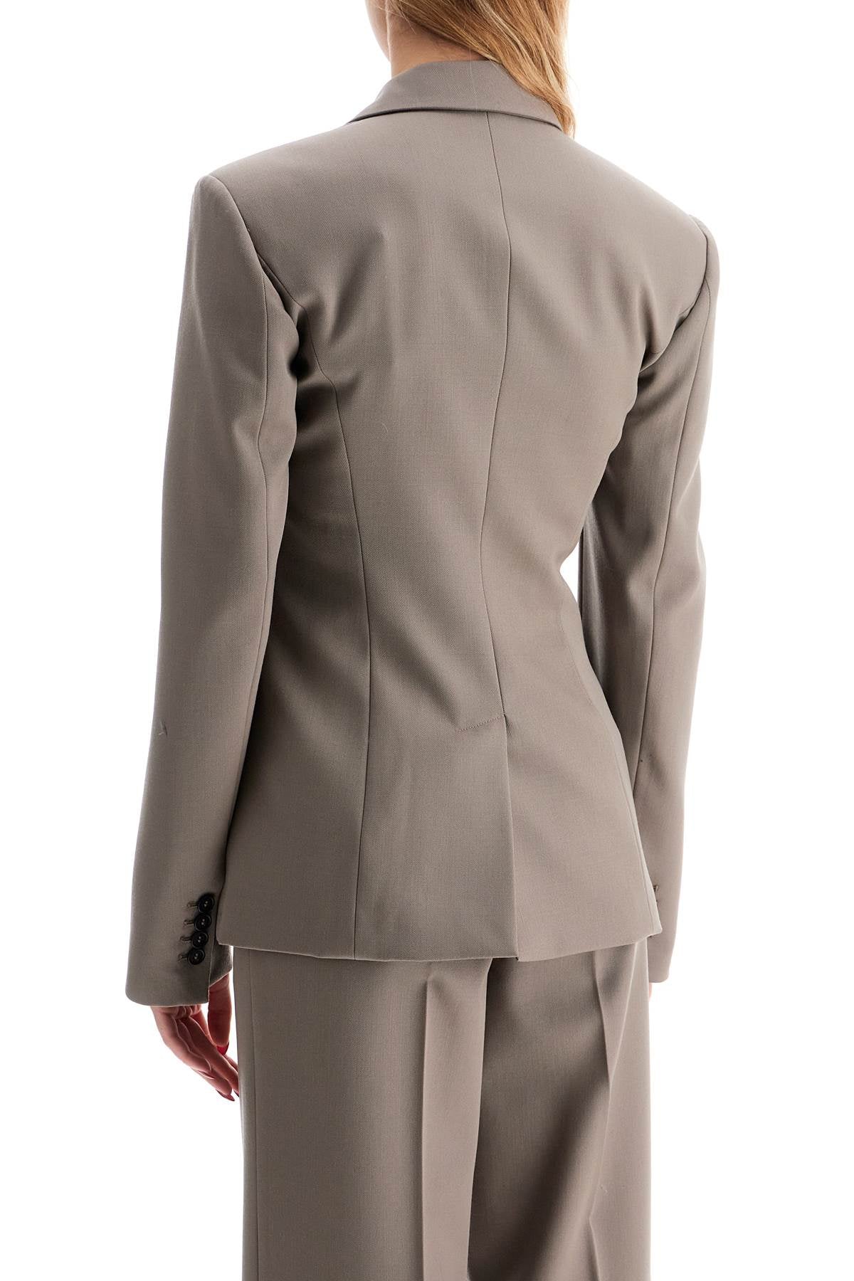 THE ATTICO Stylish Single-Breasted Wool Blazer - Size 38