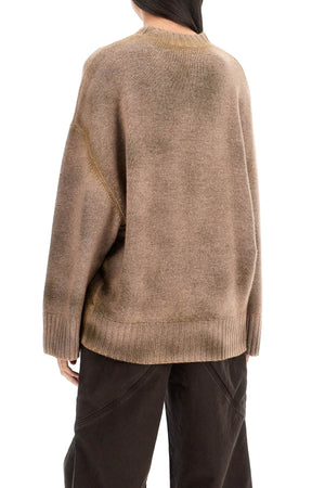 THE ATTICO Asymmetrical Wool and Cashmere Pullover - Oversized Fit