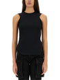 THE ATTICO Slim Fit Cotton Tank Top - Size 38