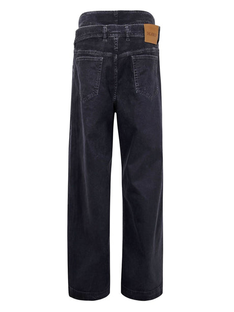 THE ATTICO Classic Denim Cotton Jeans for Women