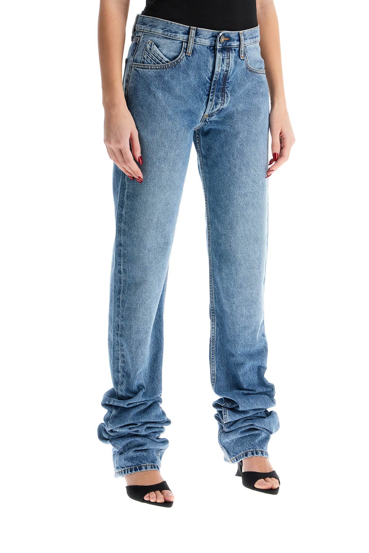 THE ATTICO Extra Long Denim Jeans for Tall Women