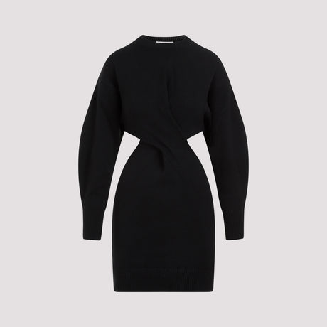 ALEXANDER MCQUEEN Chic Wool Mini Dress