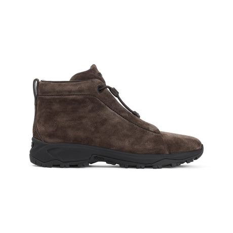 ZEGNA Triple Stitch Leather Sneakers for Men