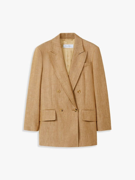 MAX MARA Chic Women's Flaxlinen Jacket - Spring/Summer 2025