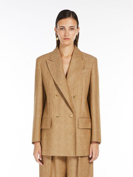 MAX MARA Chic Women's Flaxlinen Jacket - Spring/Summer 2025