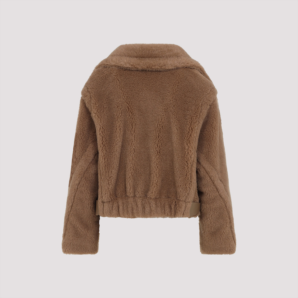 MAX MARA Camel Hair Teddy Short Jacket for Women