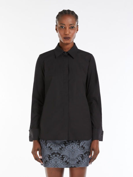 MAX MARA Chic Black Button-Up Shirt for Women