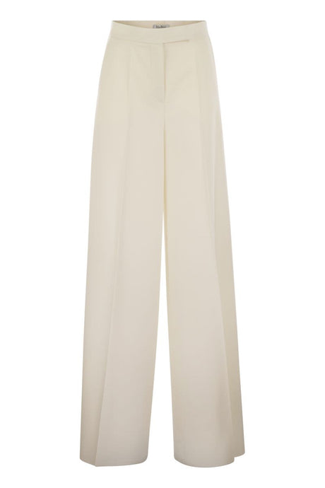 MAX MARA High-Waisted Wide Leg Wool Trousers