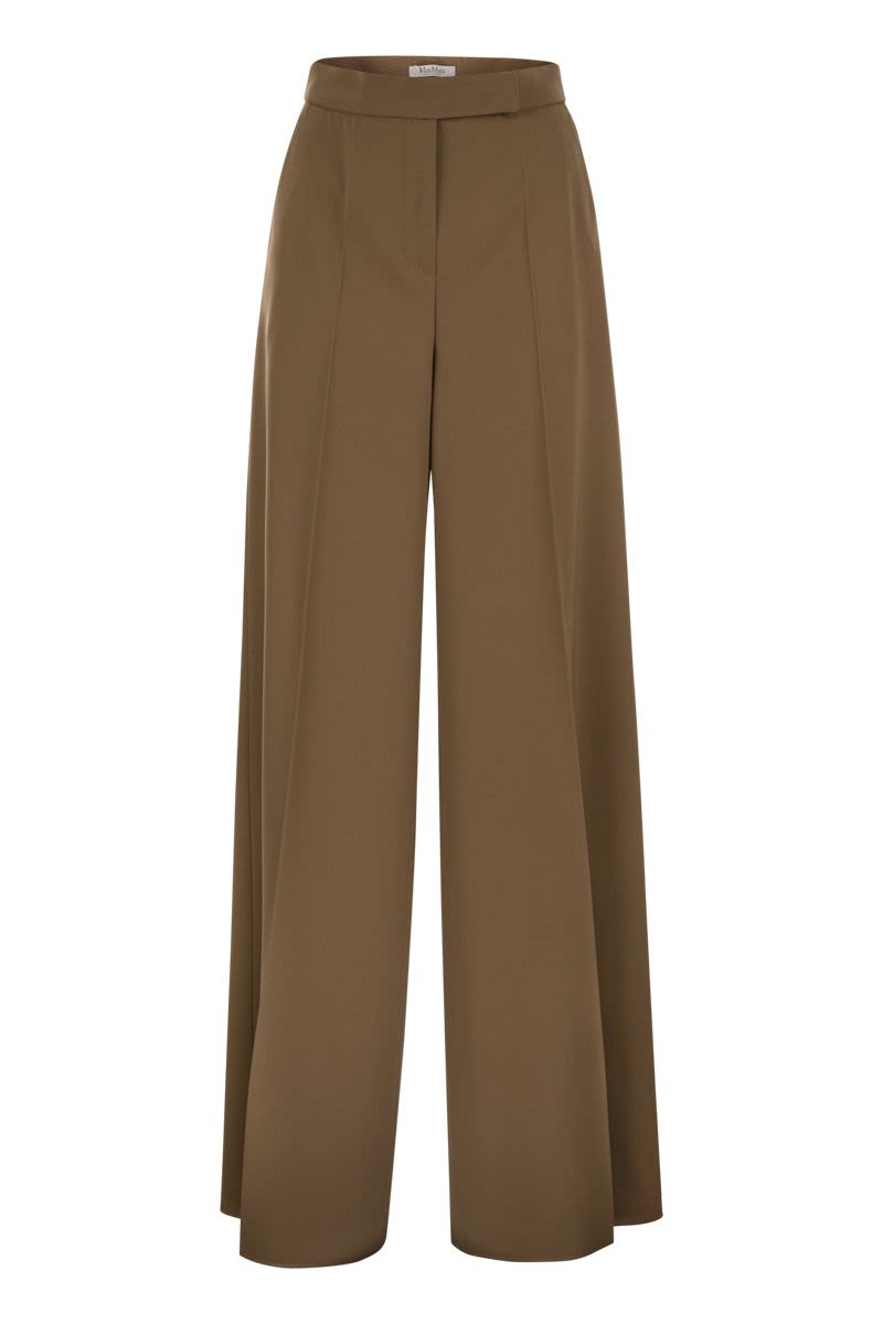 MAX MARA High-Waisted Wide Leg Wool Trousers