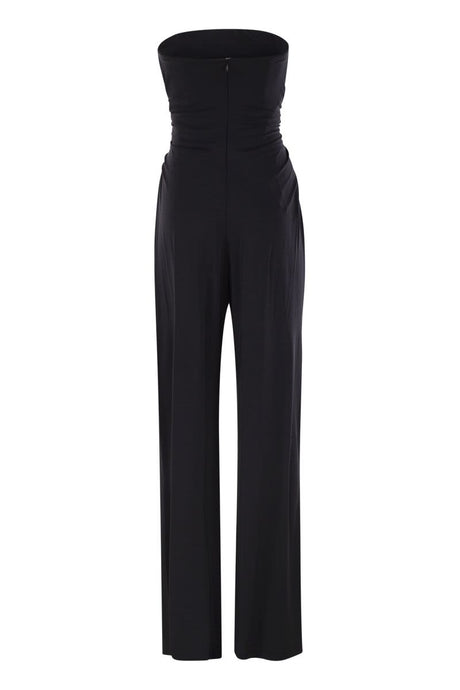 MAX MARA Viscose T-Shirt Bustier Jumpsuit