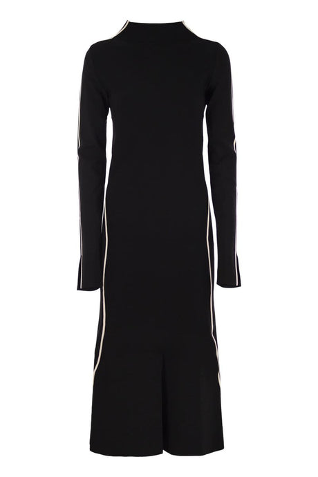 MAX MARA SPORTMAX Elegant Tight-Fitting Crepe Knit Dress