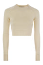 MAX MARA SPORTMAX Soft Cashmere and Wool Mini Sweater