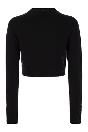 MAX MARA SPORTMAX Soft Cashmere and Wool Mini Sweater