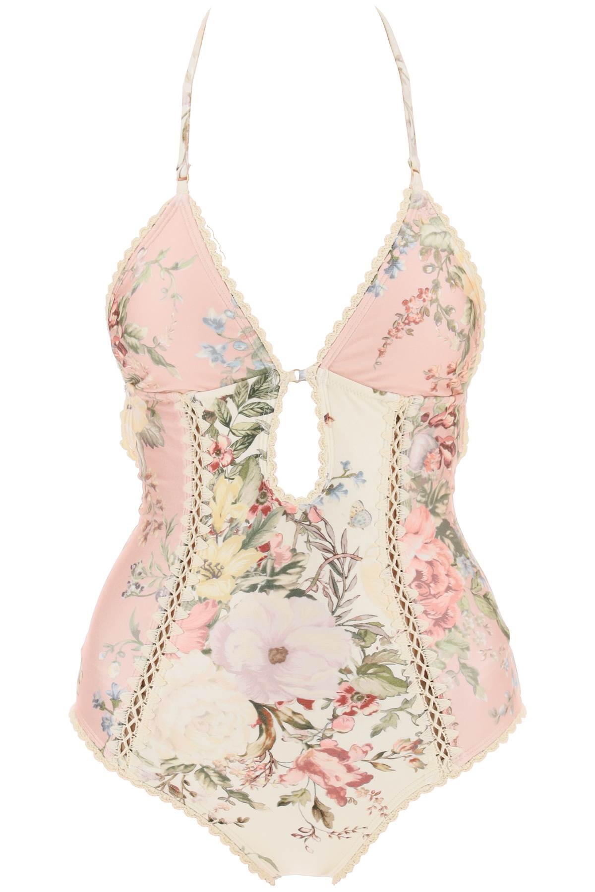 ZIMMERMANN Waverly Crochet Keyhole Swimsuit