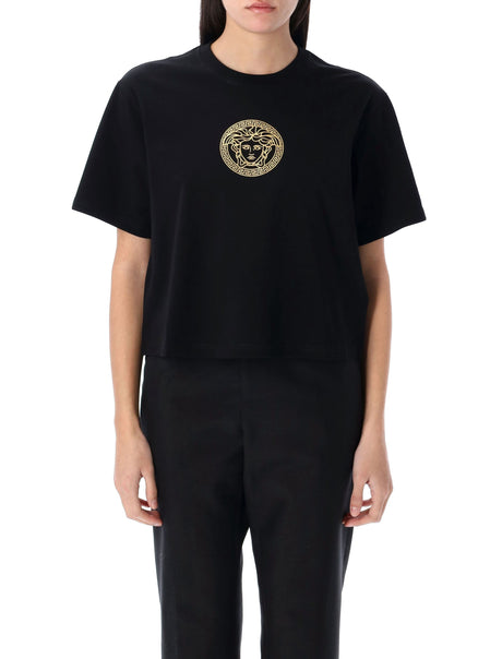 VERSACE Medusa Mini Crop T-Shirt