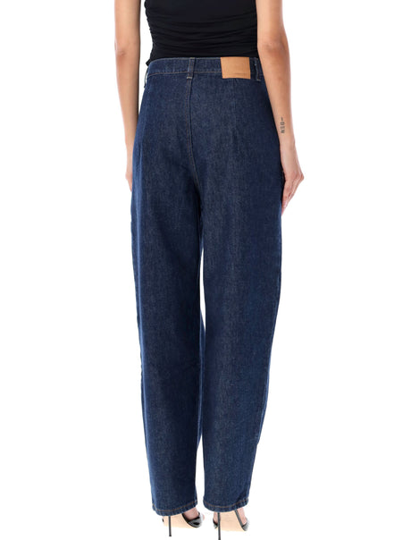 MAGDA BUTRYM High-Waisted Relaxed Leg Denim Pant (Size 36)