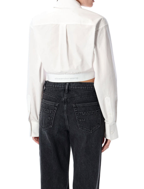 ALEXANDER WANG Cropped Shirt Size 4