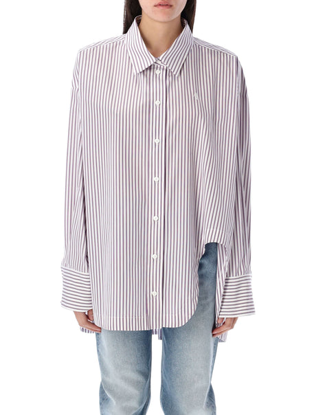 THE ATTICO Oversized Striped Shirt