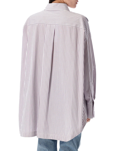 THE ATTICO Oversized Striped Shirt