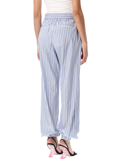 THE ATTICO Striped Long Pants (Size 40)