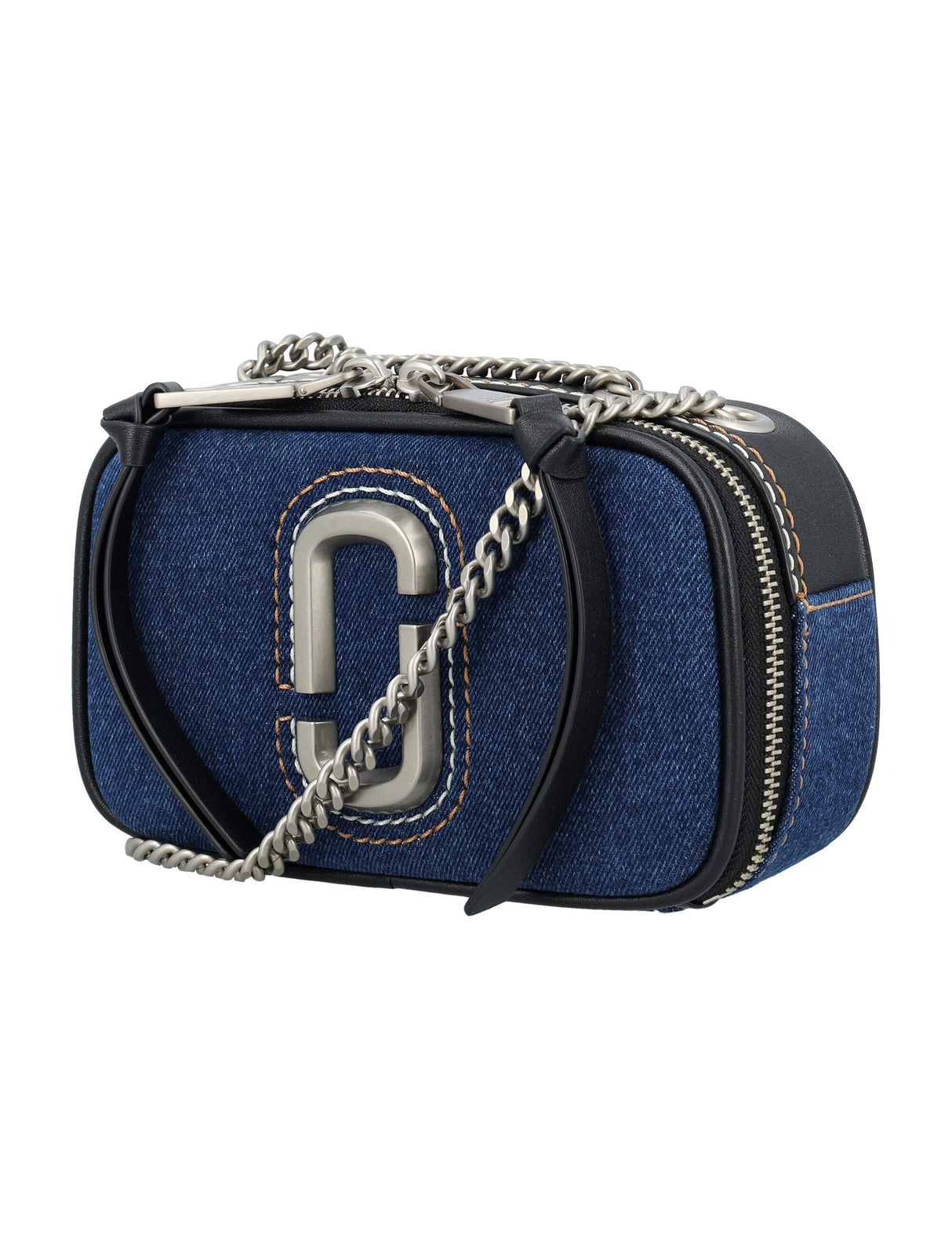 MARC JACOBS Mini Denim Snapshot Handbag