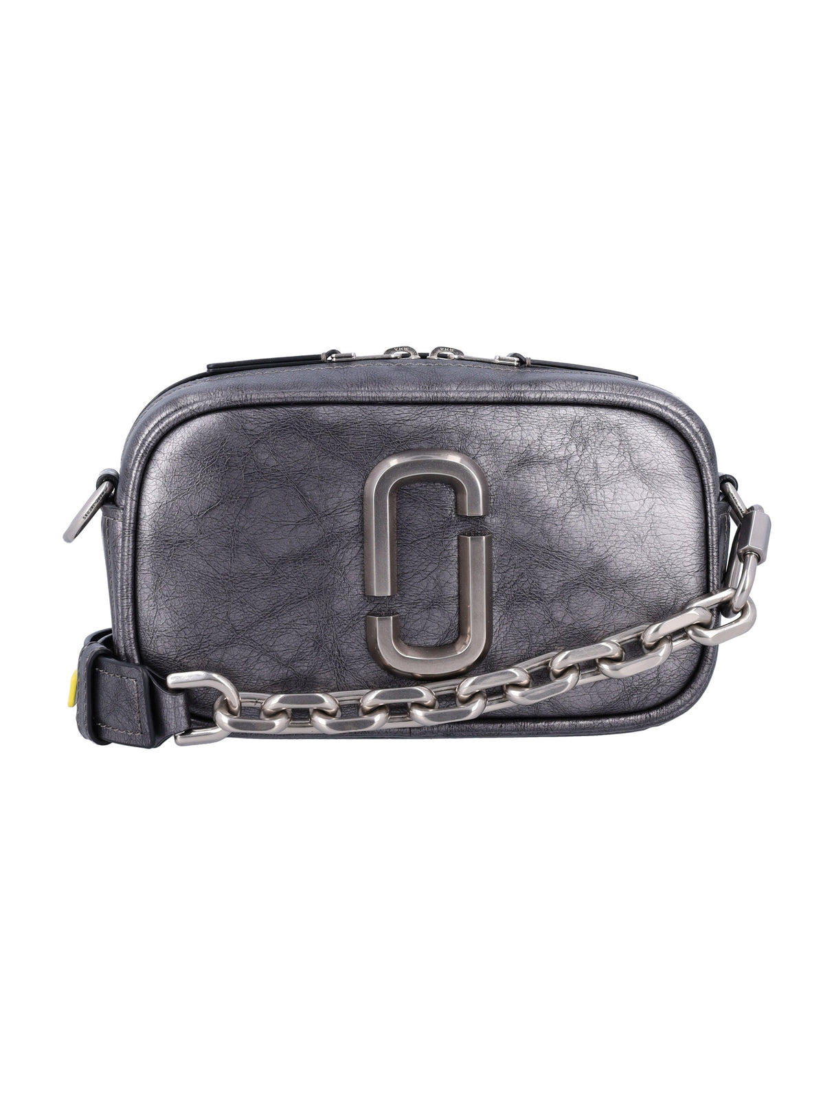 MARC JACOBS Metallic Distressed Big Shot Bag - 15CM Height