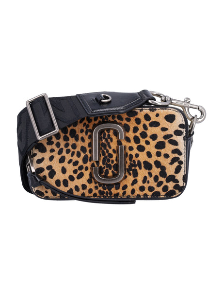 MARC JACOBS Cheetah Haircalf Mini Snapshot Bag