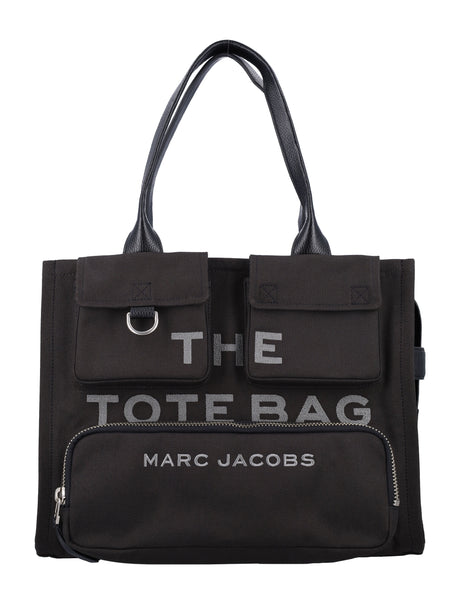 MARC JACOBS Large Cargo Canvas Tote Handbag