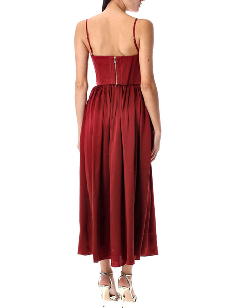 ZIMMERMANN Elegant Corset Midi Dress