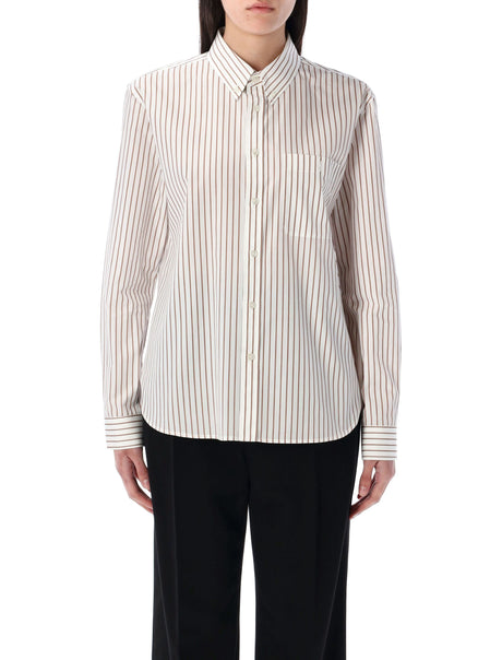 SAINT LAURENT Classic Stripe Shirt for Women