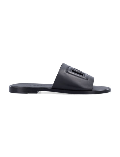 DOLCE & GABBANA DG Logo Slide Sandals