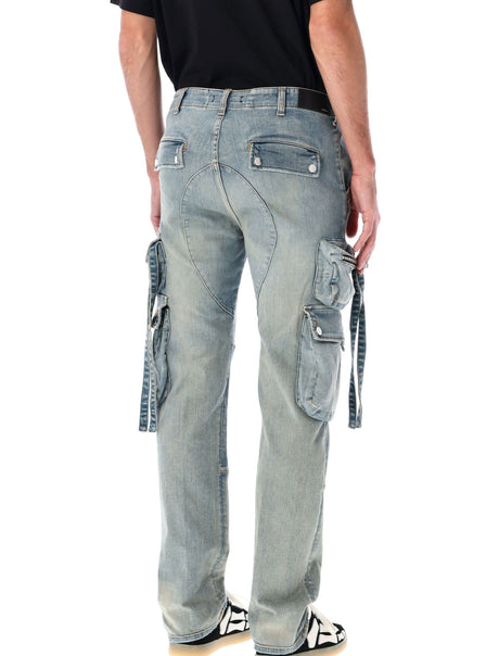 AMIRI Slim Straight Tactical Cargo Jeans 32