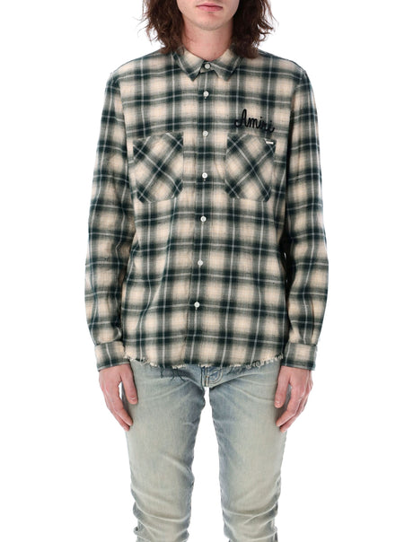 AMIRI Men's Shotgun Flannel Shirt - Size L