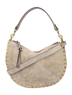 ISABEL MARANT Suede Leather Kanao Hobo Handbag - 23x34 cm