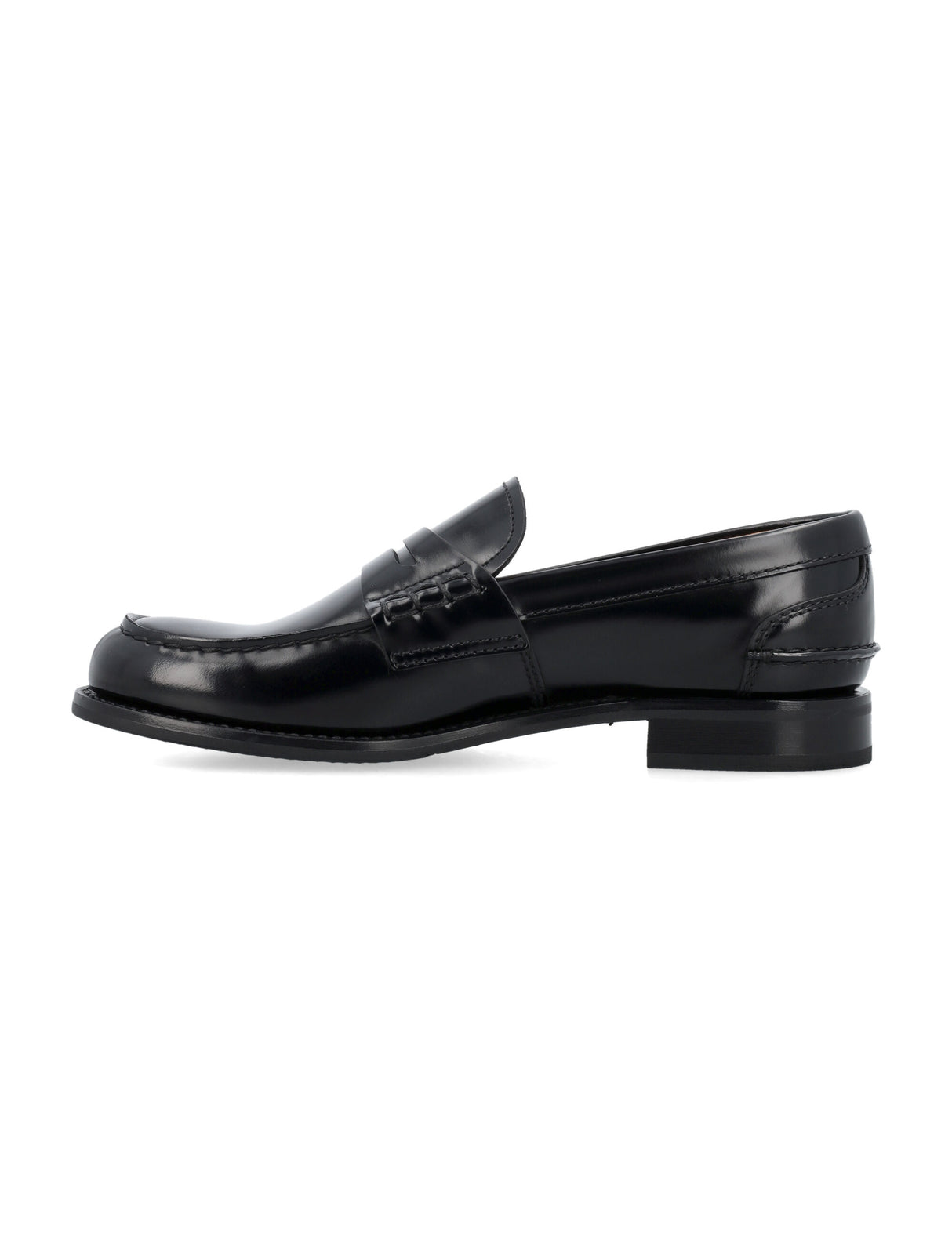 CHURCH'S Polished Fumè Loafer with Comfortable Support - Women's Size 5