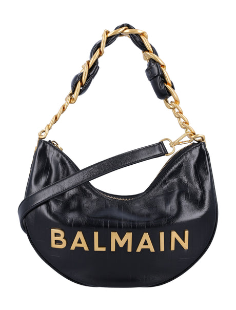 BALMAIN 1945 Soft Moon Mini Handbag