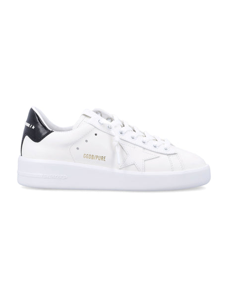 GOLDEN GOOSE Pure Leather Round Toe Sneakers for Men