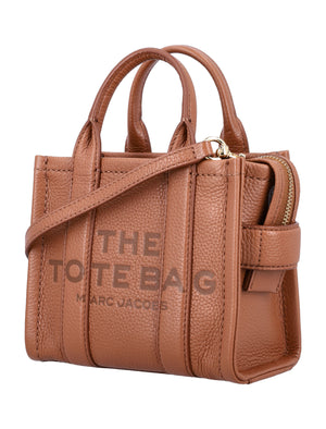 MARC JACOBS Mini Grained Leather Tote Handbag