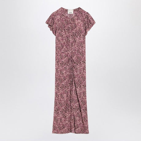 ISABEL MARANT Flowy Midi Dress with Asymmetrical Hem