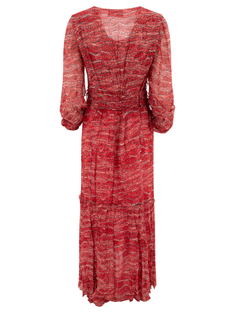 ISABEL MARANT ETOILE Midi Dress with Viscose Print