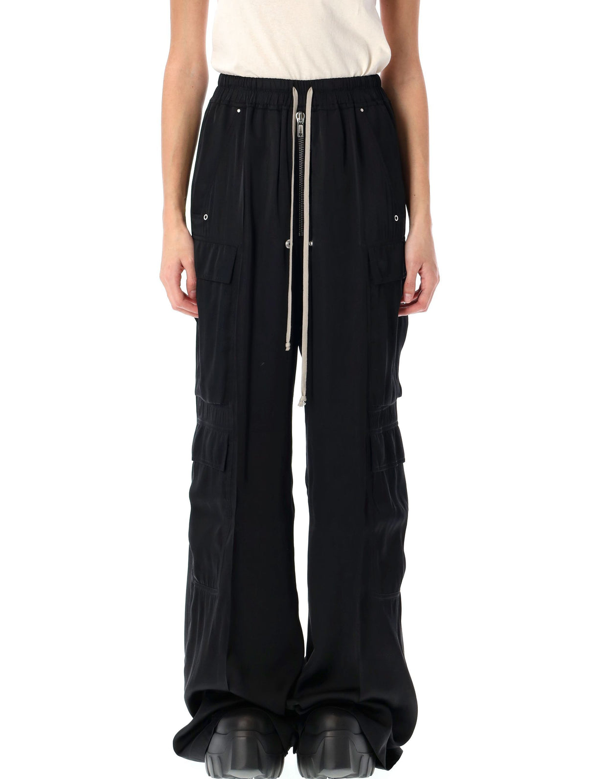 RICK OWENS Women's Low Crotch Cargo Pants - Size 40