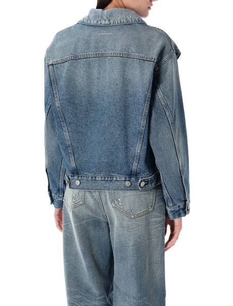 MM6 MAISON MARGIELA Cotton Denim Jacket Size 40