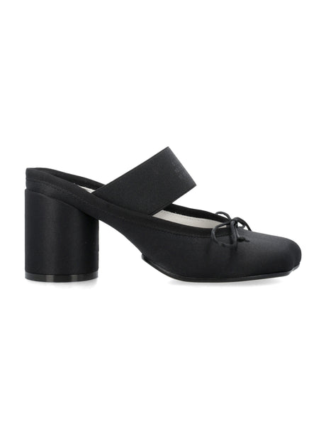 MM6 MAISON MARGIELA Anatomic Ballet Flats with Elastic Ankle Strap