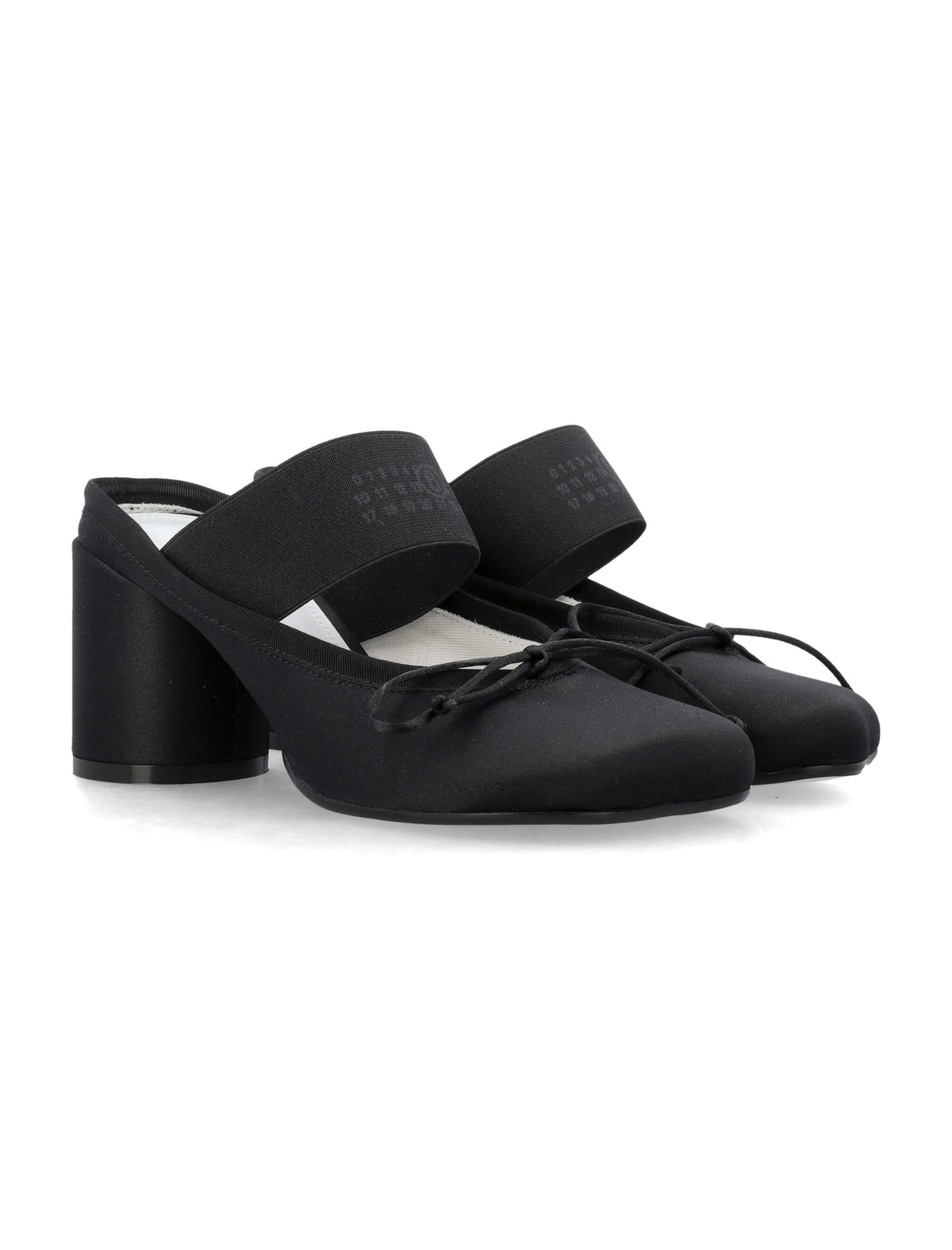 MM6 MAISON MARGIELA Anatomic Ballet Flats with Elastic Ankle Strap