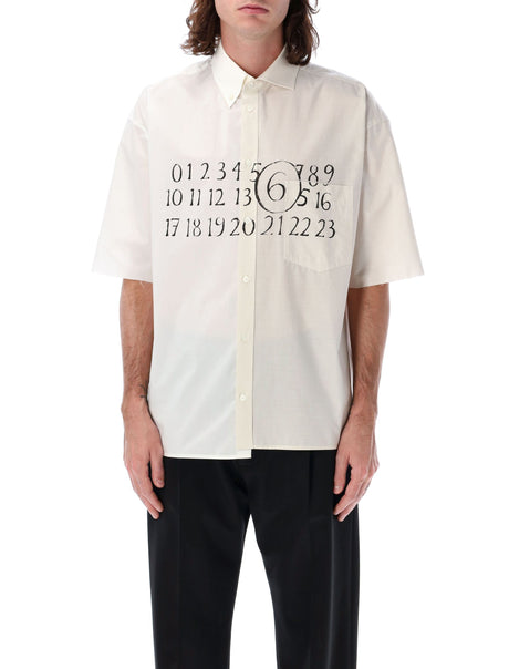 MM6 MAISON MARGIELA Asymmetric Poplin Shirt - Size 50