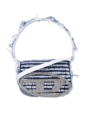 DIESEL Mini Denim Handbag with D Logo