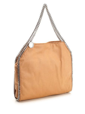 Timeless Brown Falabella Top Handle Handbag