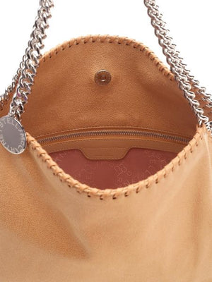 Timeless Brown Falabella Top Handle Handbag