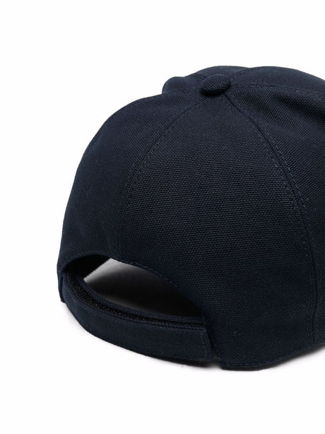 蓝色棉质男式棒球帽 - SS22 时装系列